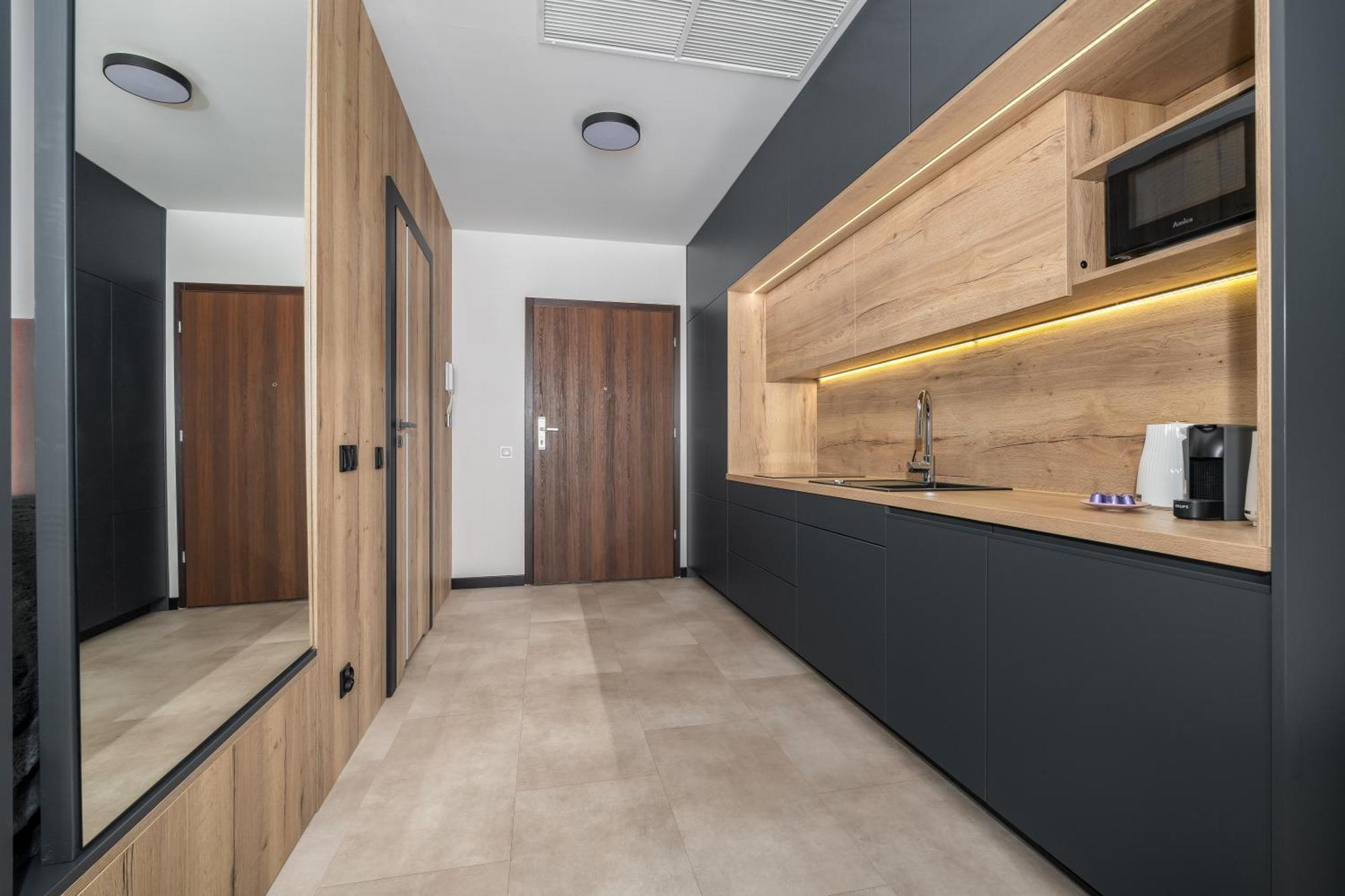 Apartament Flaming Hanza Tower Szczecin Exteriör bild