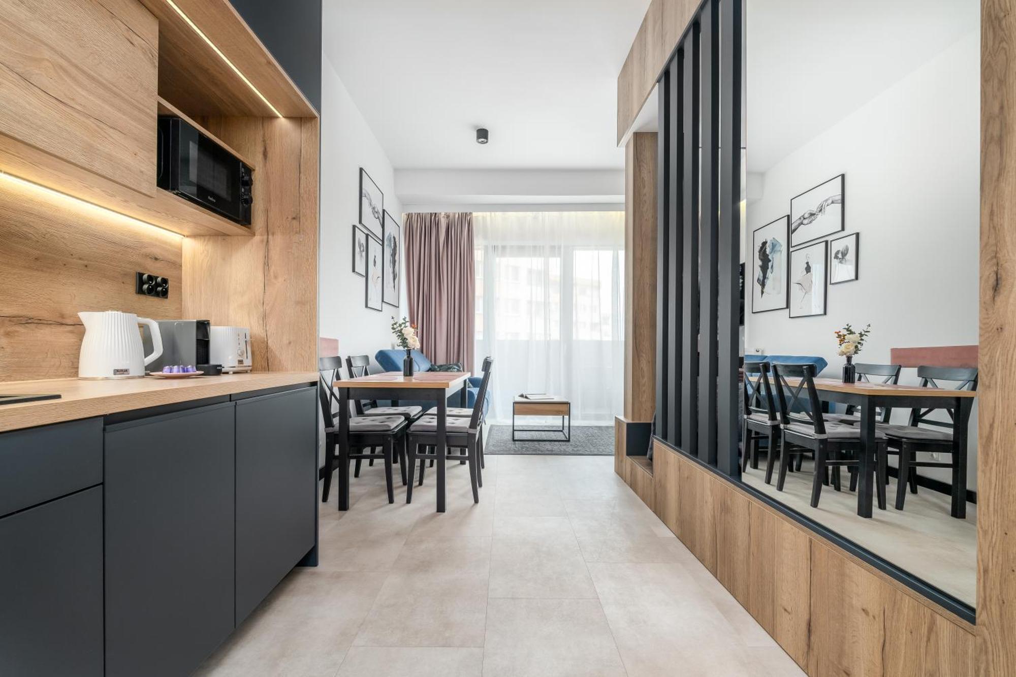 Apartament Flaming Hanza Tower Szczecin Exteriör bild