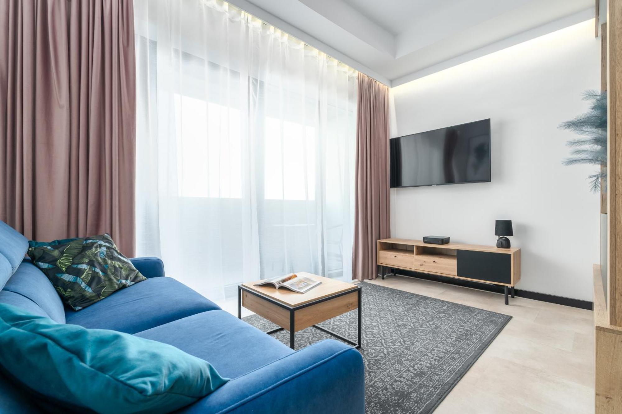 Apartament Flaming Hanza Tower Szczecin Exteriör bild